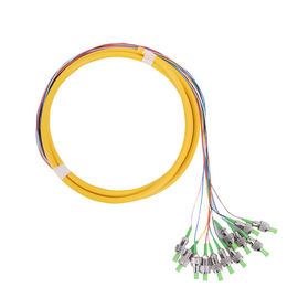 kupować Żółta światłowód Pigtail Bounded Tube ST APC 0.3 DB Injection Loss online manufacture