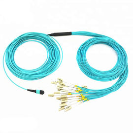 kupować 12 Strand MPO Kabel MTP Dostosowana długość 33 stóp Typ złącza męskiego / żeńskiego online manufacture