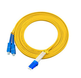 kupować 3 metry LC To SC Single Mode Fibre Bluzy Żółta kurtka Łatwa instalacja online manufacture