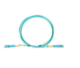 kupować 5M 2.0mm Duplex LC Aqua Kabel Multi Mode 50/125 Kabel światłowodowy online manufacture