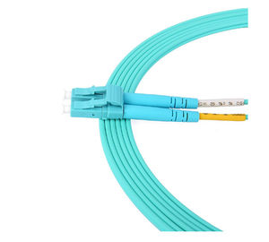kupować Multi Mode Duplex Optical Fiber Patch Patch OM3 LSZH Material Jacket o średnicy 3,0 mm online manufacture