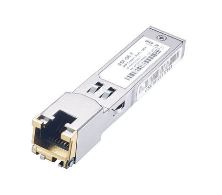 kupować Nadajnik-odbiornik światłowodowy SFP o długości fali 850nm ze złączem żeńskim RJ45 i szybkością transmisji danych 1,25 Gb/s dla zastosowań 10G Base-SR/SW online manufacture