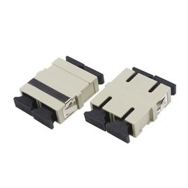 kupować Beżowy kolor światłowodowy adapter do kabla sieciowego SC / Telecommunication Internet online manufacture