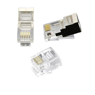 kupować Ceny fabryczne CAT6 Przejrzystość wtyczek modułowych - 8P8C, łatwo do zmniejszenia, zweryfikowane przez Fluke online manufacture