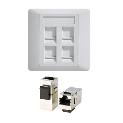 kupować CAT7 Keystone Socket 10Gbps z UL 94V-0 Fire Rating i Slim Profile dla centrów danych online manufacture