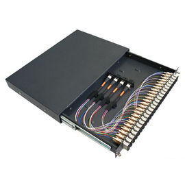 kupować 12 Port SC MM Simplex Patch Panel światłowodowy z obudową światłowodową i adapterami online manufacture