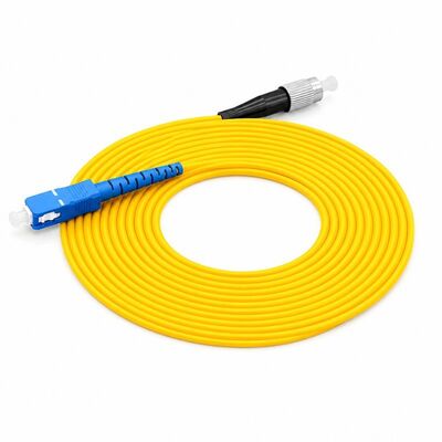kupować Niska strata wstawienia ≤ 0,15 dB Węgi niewrażliwe G657A1 Włóknooptyczne przewody patch z wieloma typami złączy online manufacture