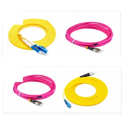 kupować 0.9mm Tight Buffer 2.0mm Standard 3.0mm Rugged Simplex Fiber Optic Pigtail SC LC OS2 do splicingu ODF online manufacture