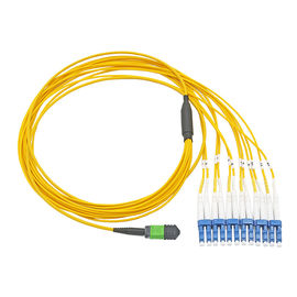 kupować G652D LSZH jednomodowy kabel światłowodowy z dupleksem MPO / MTP przewód 8/12/24 rdzeniowy online manufacture