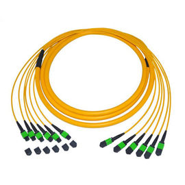 kupować Kabel krosowy światłowodowy jednomodowy 9/125 12 MTP / MPO światłowodowy trunk Pvc online manufacture