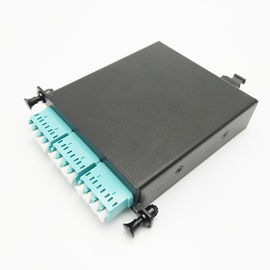 kupować Aluminiowy moduł kasetowy MTP MPO LSZH Materiał z Multi Mode Aqua LC 4C Adapter online manufacture