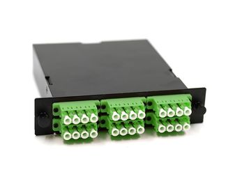 kupować 24 Kabel światłowodowy 0,9 mm Moduł kasetowy MTP Zielony adapter LC OM5 PC Polski przewód krosowy online manufacture