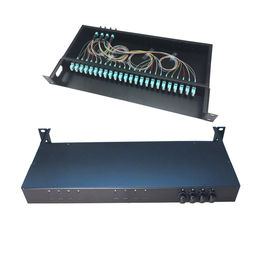 kupować 1U 19-calowy panel zakończeniowy światłowodowy 48 Core MPO / MTP Montaż w szafie typu Rack Dla FTTH online manufacture