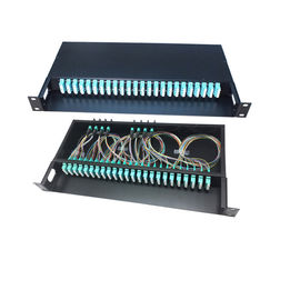 kupować FTTH 12/48/96 rdzeniowy światłowodowy panel krosujący do kabli Kompaktowa struktura online manufacture