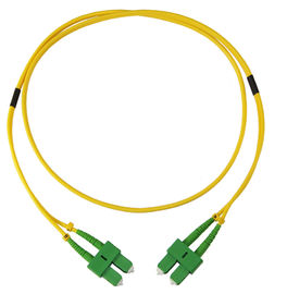 kupować Kabel światłowodowy Duplex Count Patch SC SC Złącze zielone APC Polish Ferrule online manufacture