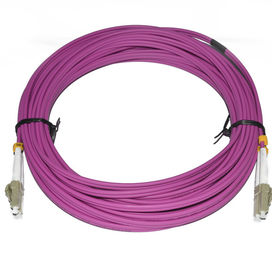 kupować Materiał PVC Patch cord światłowodowy 10 metrów długości LC DX MM 2.0 średnica dla telewizji kablowej online manufacture