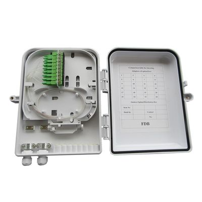 kupować 16 rdzenia ABS Materiał FTTH Termination Box Wall Mountable dla systemu dostępu FTTX online manufacture