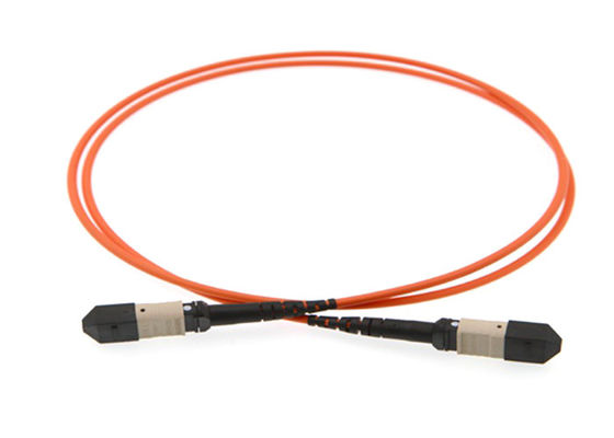 kupować Kabel MPO MTP, Patchcord MPO z 8 / 12 / 24 włóknami, z możliwością dostosowania długości i niskimi stratami wtrąceniowymi online manufacture