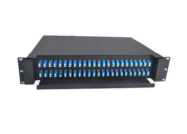 kupować Patch panel światłowodowy 1u 12core SC / FC / ST / LC Łączenie światłowodowej skrzynki rozdzielczej online manufacture