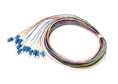 kupować LSZH 12 kolorów 1m Pigtail światłowodowy SC / E2000 / FC / ST Ogon światłowodowy online manufacture