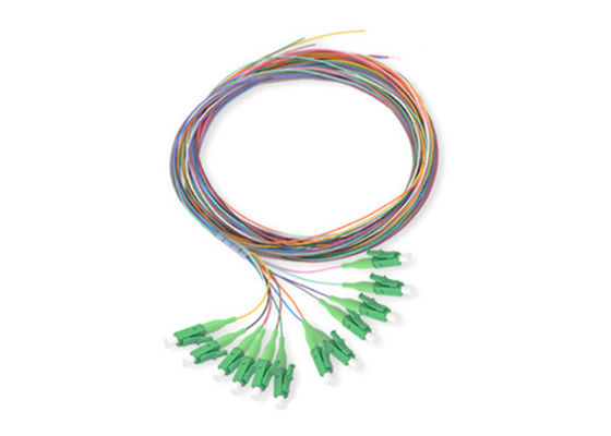kupować LC Connector Single Mode Fiber Optic Pigtail z kablem 0,9 mm i 12 kolorami online manufacture
