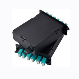 kupować MPO-8 na 4x LC Duplex, 8 włókien OS2 Single Mode FHD MPO Kaseta 40G / 100G Do 10G / 25G online manufacture