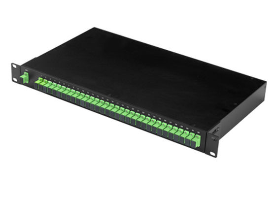 kupować 1U 19'' Rozdzielacz światłowodowy PLC typu rack z przełożeniem podziału 1x32 i złączem SC dla wysokiej stabilności online manufacture