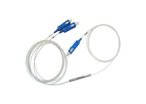 kupować 1x2 Mini Typ PLC Fiber Optic Splitter z rurą ze stali nierdzewnej do zastosowań jednowarunkowych online manufacture