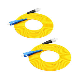 kupować Dostosowany kabel światłowodowy, światłowód Simplex Single Mode Fc To Lc online manufacture