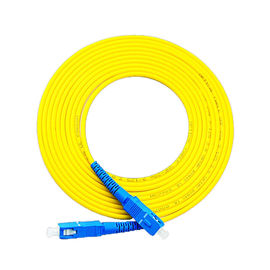 kupować Patchcord z opancerzonym włóknem światłowodowym prowadzi Sc-Sc Simplex żółty kolor online manufacture