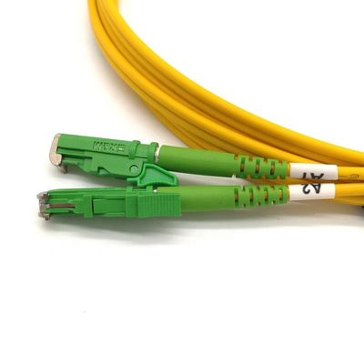 kupować E2000 APC Connector Optical Fiber Patch Cord z 9/125um Single Mode i materiałem kablowym LSZH online manufacture