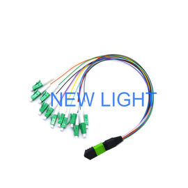 kupować Kabel MPO MTP z materiału PVC / LSZH, kabel światłowodowy o niestandardowej długości online manufacture