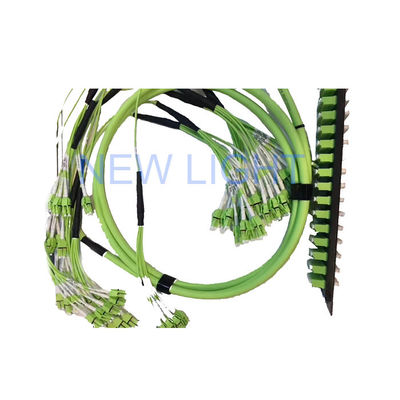 kupować 12 rdzenia MPO do LC Fanout Fiber Optic Patch Cord z kablem MPO MTP o średnicy 3,0 mm online manufacture