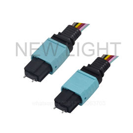 kupować MTP Żeński na LC 8-żyłowy pojedynczy kabel Mpo To Mpo PLENUM 50µM online manufacture