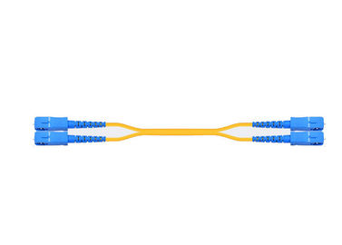 kupować Transmisja danych 40G SC ​​Patchcord światłowodowy Duplex Single Mode 1310 / 1550nm online manufacture
