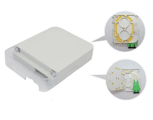 kupować 2 porty SC Duplex Fiber Optic Patch Panel Wall Mountable Fiber Optic Terminal Box do zarządzania kablami online manufacture
