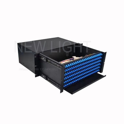 kupować Przemysłowy 3U 144 Fiber 9/125 Single Mode Fiber Optic Patch Panel dla kabli wybuchowych o wysokiej gęstości online manufacture