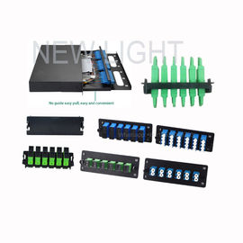 kupować Panele światłowodowe LGU 1U / 2U / 3U / 4U / panel krosowy o wysokiej gęstości do panelu krosowniczego online manufacture