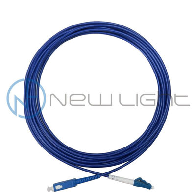 kupować Kabel światłowodowy SC APC do LC Anti-Rat Metal Steel Fiber Optic Patch Cord z rdzeniem G652D online manufacture