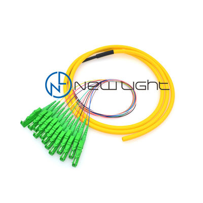 kupować 0.9mm 12 kolorów Pigtail światłowodowy SC E2000 FC ST Złącze online manufacture