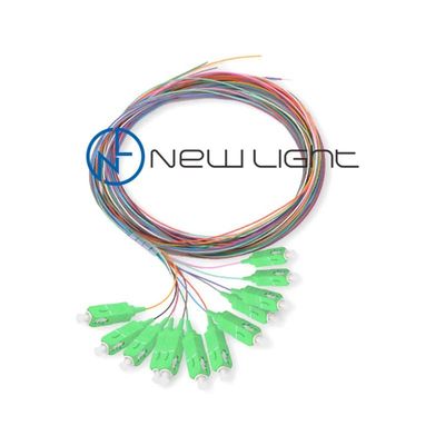kupować Pigtail światłowodowy wielomodowy 12 kolorów Sc 1,5 m 0,9 mm online manufacture