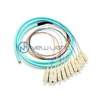kupować FTTX SC Simplex LSZH 1m Ciasno Buforowany Fiber Optic Pigtail o średnicy 0,9 mm do użytku w pomieszczeniach online manufacture
