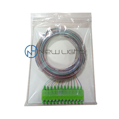 kupować OS2 jednomodowy OFNR OFNP SC Pigtail światłowodowy APC 1310nm online manufacture