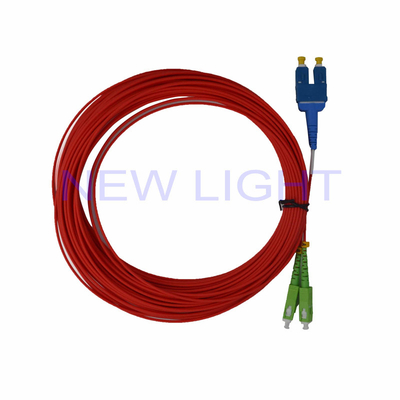 kupować SC / Lc do Lc Wielomodowy dupleksowy kabel światłowodowy LSZH 3M dostosowany online manufacture