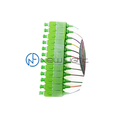 kupować LSZH 12 kolorów 1M Pigtail światłowodowy SC / E2000 / FC / ST Ogon światłowodowy online manufacture