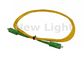 SC APC - SC UPC 3M Optyczny kabel światłowodowy / jednomodowe zworniki światłowodowe