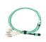 3.3 Ft MPO MTP Cable 50/125 Wielomodowy, Fan-Out Patch kabel światłowodowy