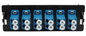 LC Duplex 12-portowy patch panel światłowodowy z tworzywa sztucznego Montaż klipsów