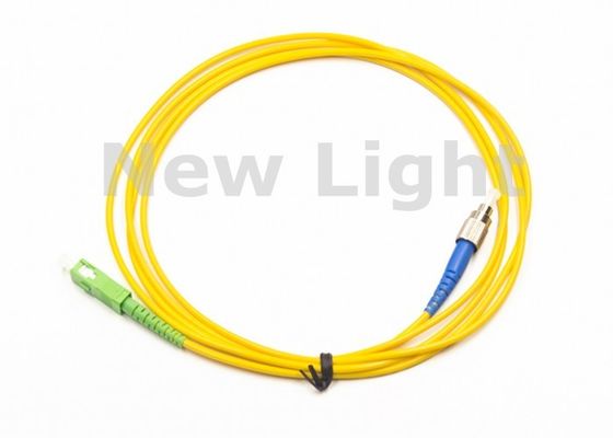 1 metr SC-FC Single Mode Optical Fiber Patch Cord do zakończenia aktywnego urządzenia