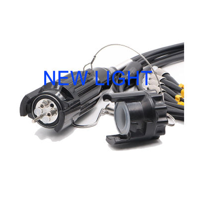 5.0mm / 7.0mm Włókno optyczne patch Cord z TPU / PVC kabli Jacket dla długotrwałej trwałości